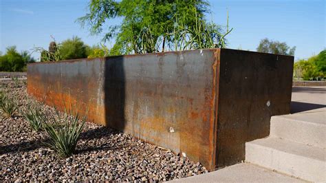 metal planter boxes toronto|steel planters for sale.